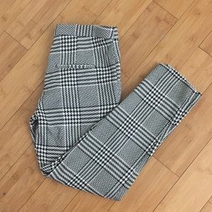 Black and White checkered trousers